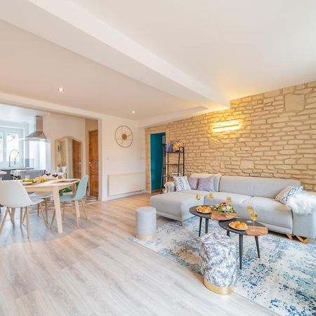 Cote Cour, 3 Chambres, Terrasses, Jardin Prive Avec Terrain De Petanque, Cave Voutee Corgoloin Kültér fotó