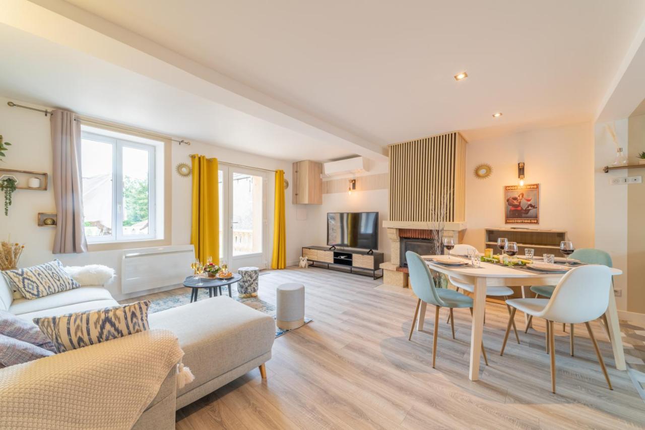 Cote Cour, 3 Chambres, Terrasses, Jardin Prive Avec Terrain De Petanque, Cave Voutee Corgoloin Kültér fotó